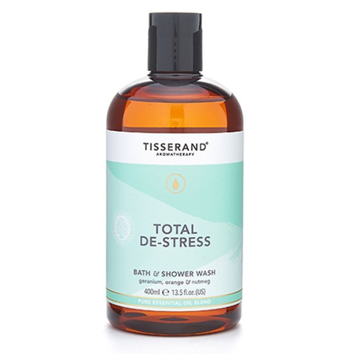 gorgeous Tisserand Aromatherapy Total De-Stress Bath & Shower Wash 400ml