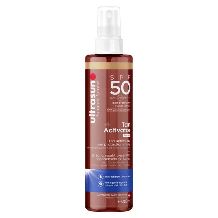 gorgeous Ultrasun Body Tan Activator Spray SPF 50 200ml