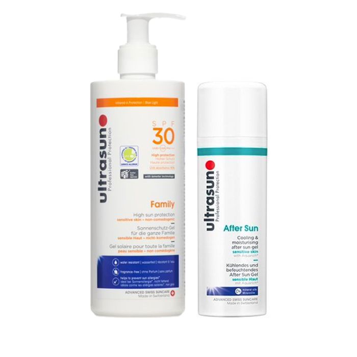 gorgeous Ultrasun Family SPF30 400ml & Aftersun 150ml Duo
