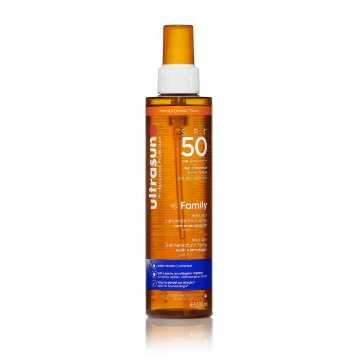 gorgeous Ultrasun Family Wet Skin Spray SPF50 200ml
