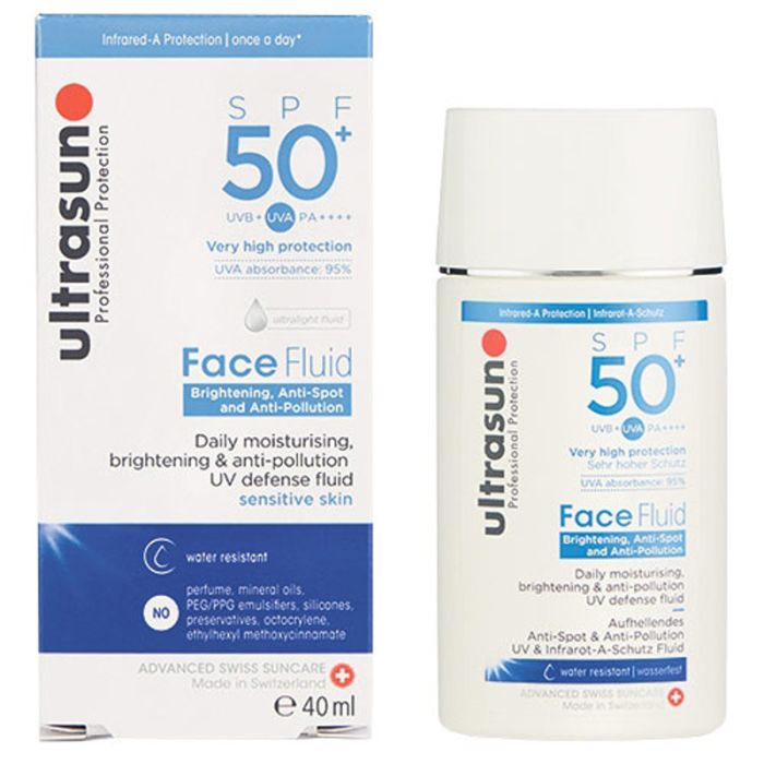 gorgeous Ultrasun SPF 50+ Anti Pollution Face Fluid 40ml
