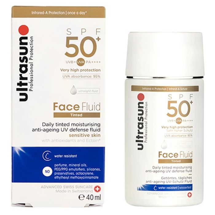 gorgeous Ultrasun Tinted Face Fluid SPF50+ 40ml - Honey