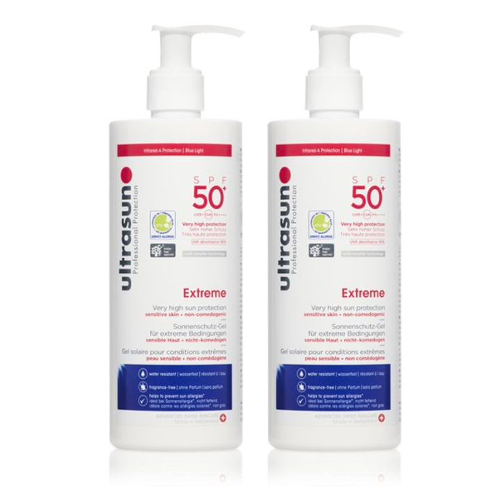 gorgeous Ultrasun Ultra Sensitive Extreme SPF50+ 400ml Double