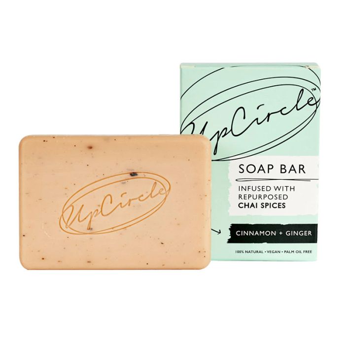 gorgeous UpCircle Cinnamon & Ginger Chai Soap Bar 100g