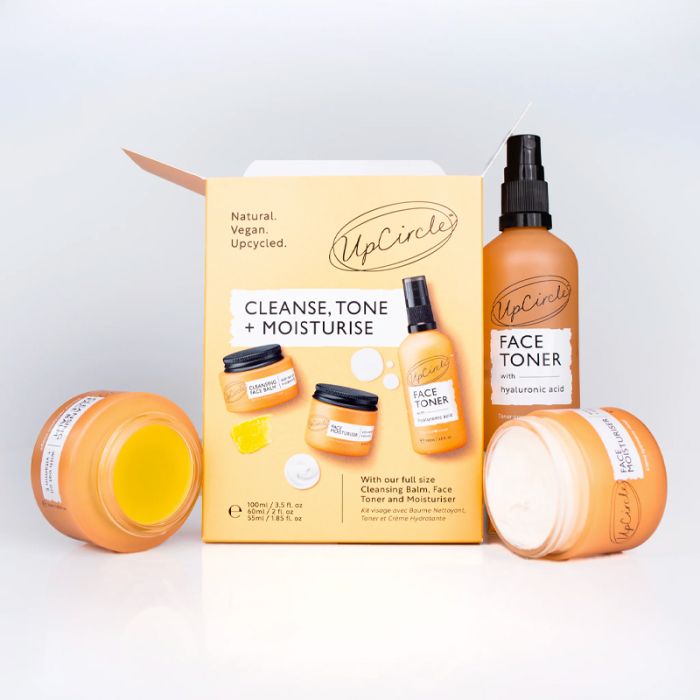 gorgeous UpCircle Cleanse Tone + Moisturise Set (Worth £61.97)