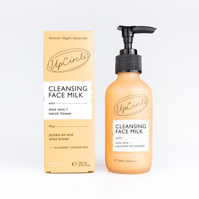 gorgeous UpCircle Cleansing Face Milk with Aloe Vera + Upcycled Oat Powder 120ml