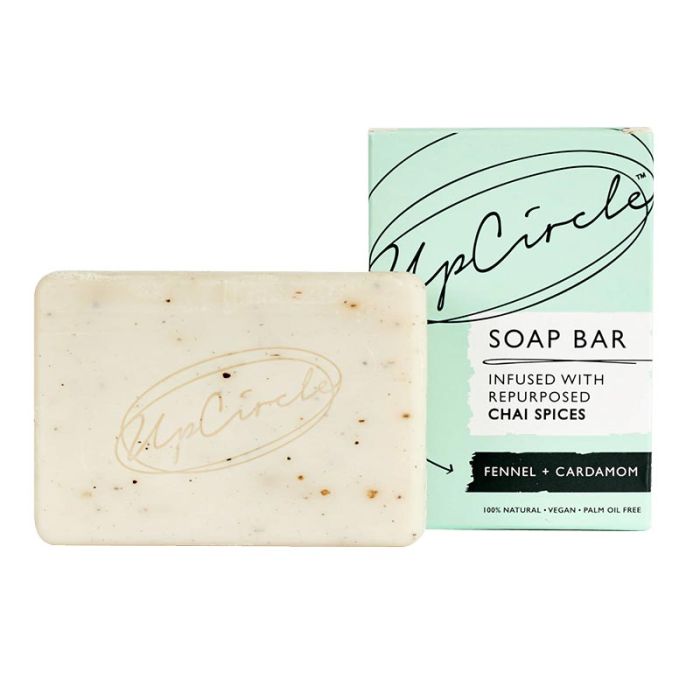 gorgeous UpCircle Fennel & Cardamom Chai Soap Bar 100g