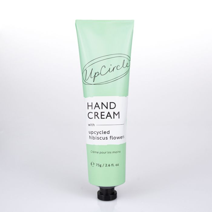 gorgeous UpCircle Hand Cream with Upcycled Hibiscus Flowers