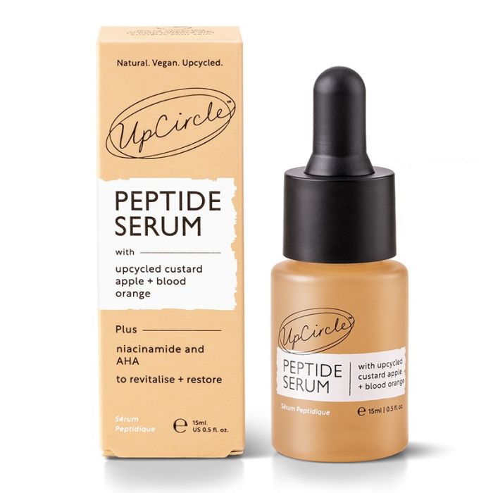 gorgeous UpCircle Peptide Serum with upcycled Custard Apple + Blood Orange - Mini 15ml