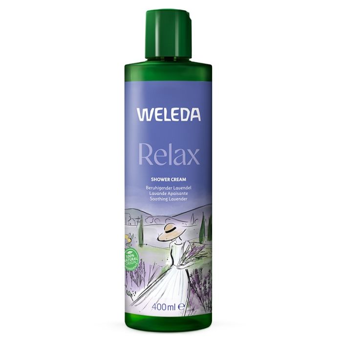 gorgeous Weleda Relax Lavender Creamy Body Wash 400ml