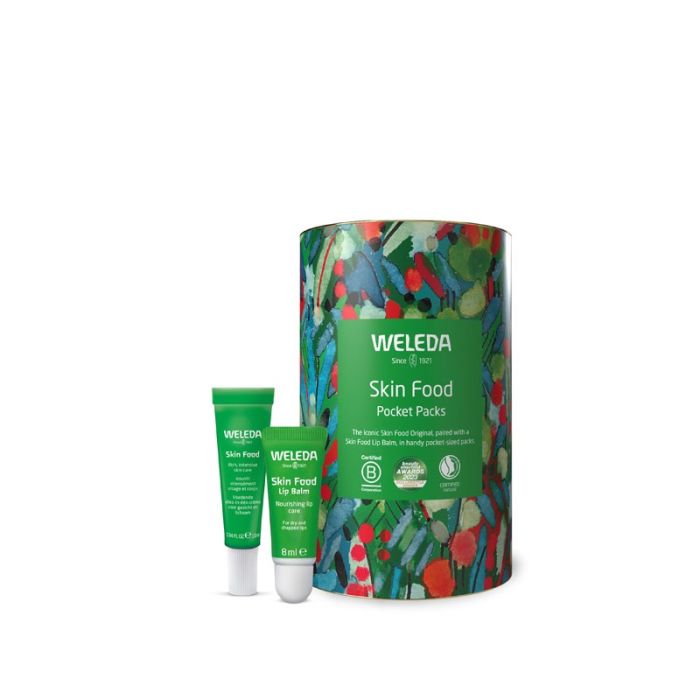 gorgeous Weleda Skin Food Glow Gift Set | Weleda Skin Food Light 30ml & Skin Food Lip Balm 8ml