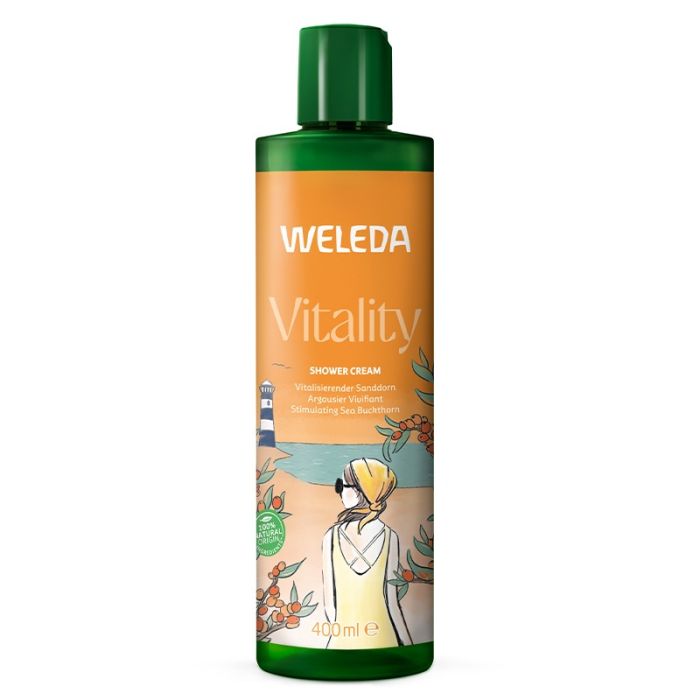 gorgeous Weleda Vitality Sea Buckthorn Creamy Body Wash 400ml