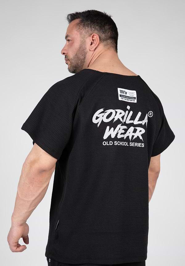 Gorilla Wear Augustine Old School Workout Top - Black