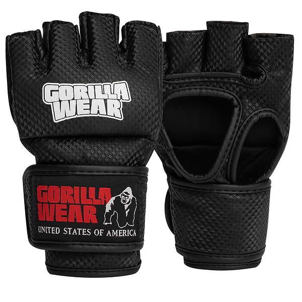 gorilla wear Berea MMA Gloves (Without Thumb) - Black/White