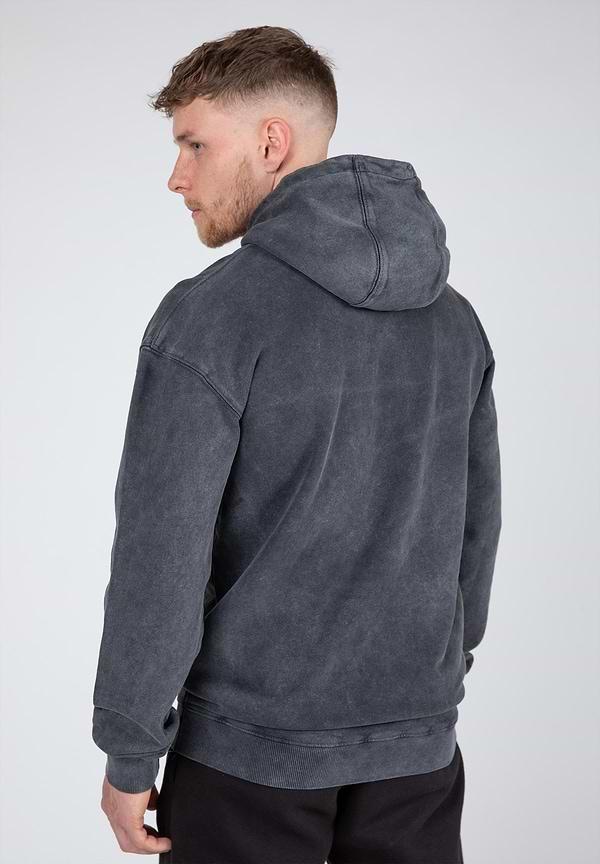 Gorilla Wear Crowley Men's Oversized Hoodie - Washed Gray