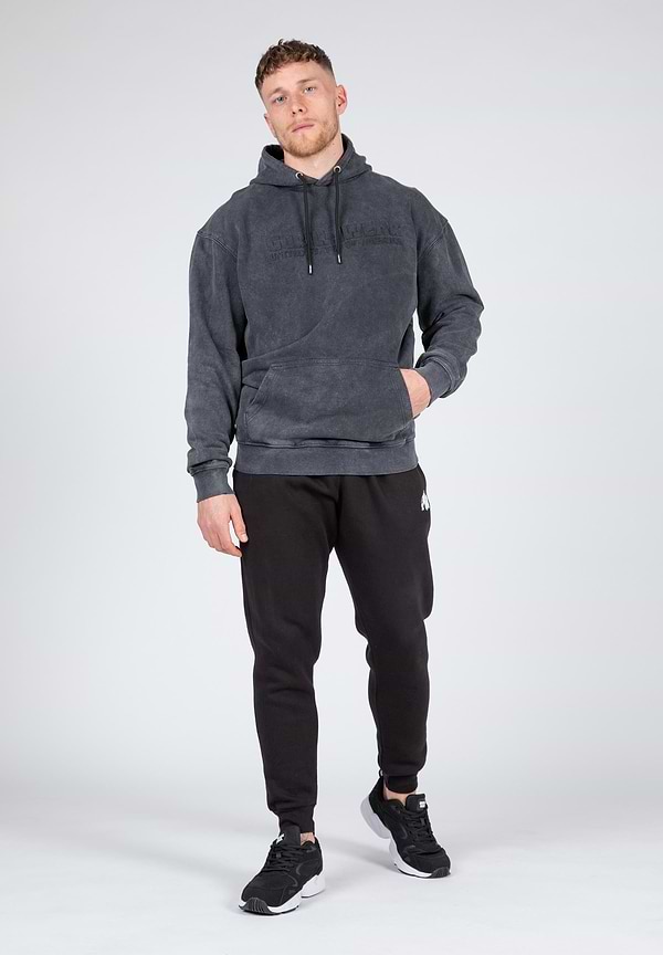 Gorilla Wear Crowley Men's Oversized Hoodie - Washed Gray
