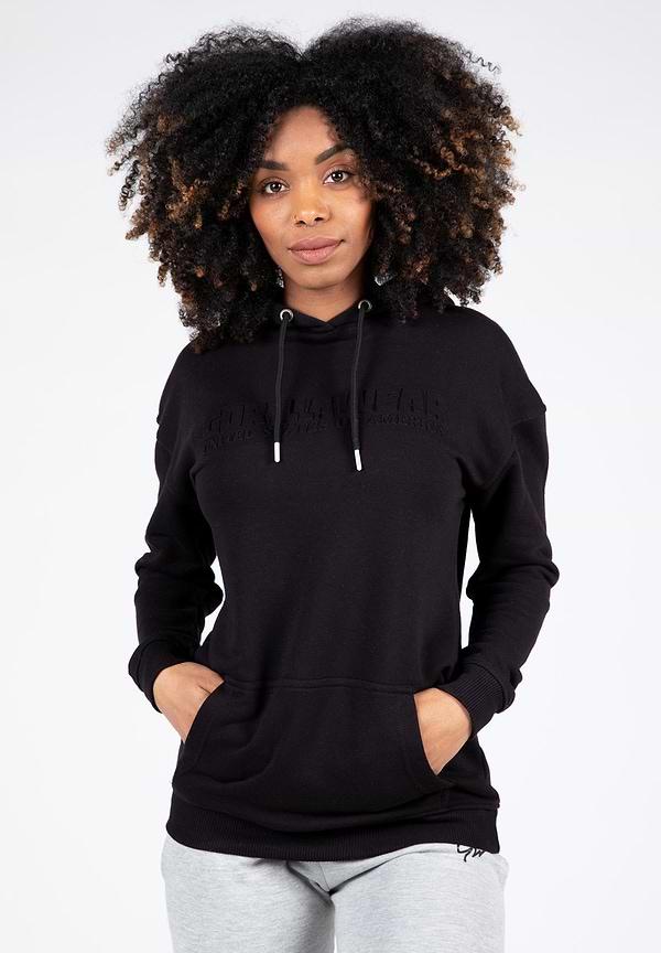 gorilla wear Crowley Women's Oversized Hoodie - Black