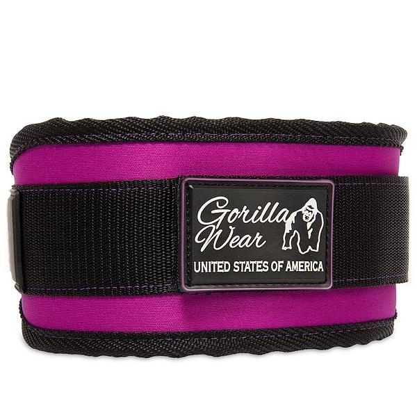 Gorilla Wear Gorilla Wear 4 Inch Women's Lifting Belt - Black/Purple