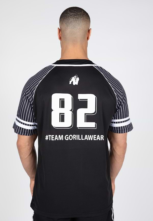 Gorilla Wear 82 Baseball Jersey - Black