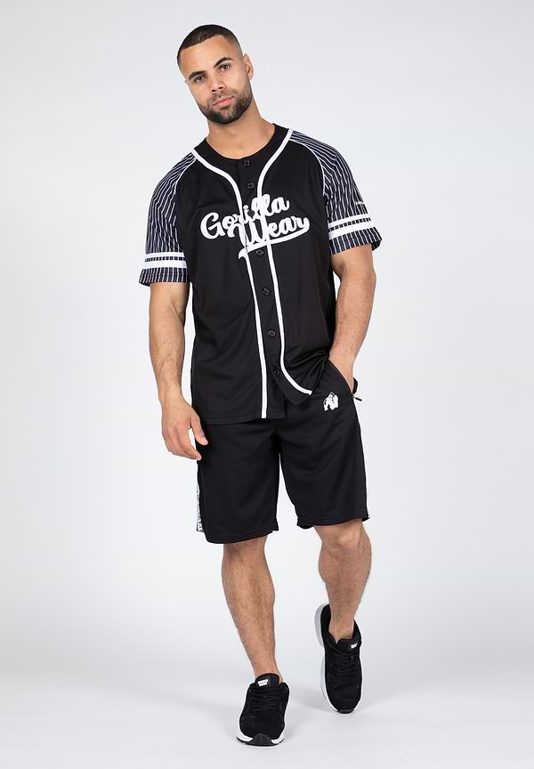 Gorilla Wear 82 Baseball Jersey - Black