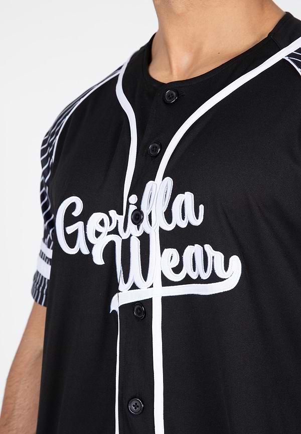 Gorilla Wear 82 Baseball Jersey - Black