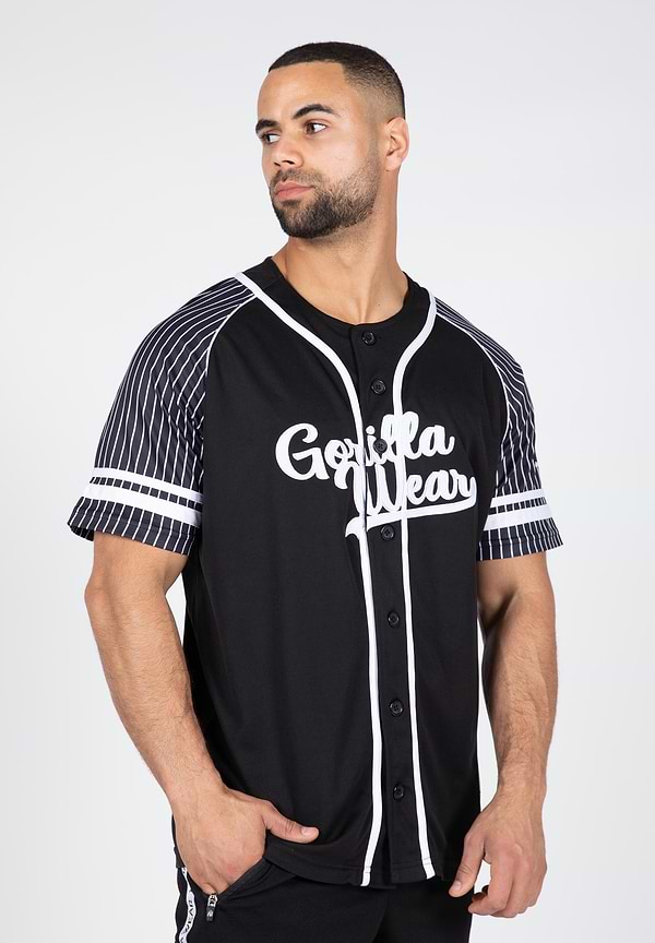 gorilla wear 82 Baseball Jersey - Black
