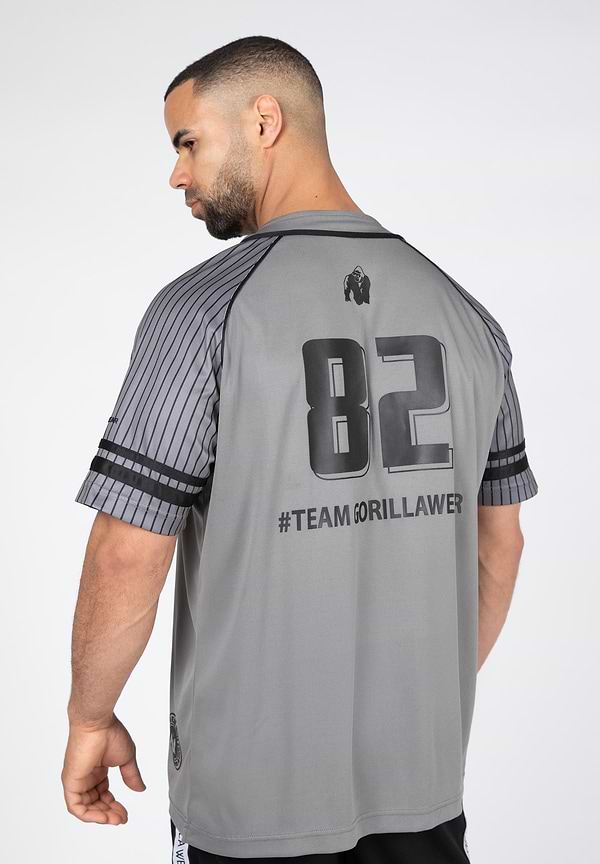 Gorilla Wear 82 Baseball Jersey - Gray