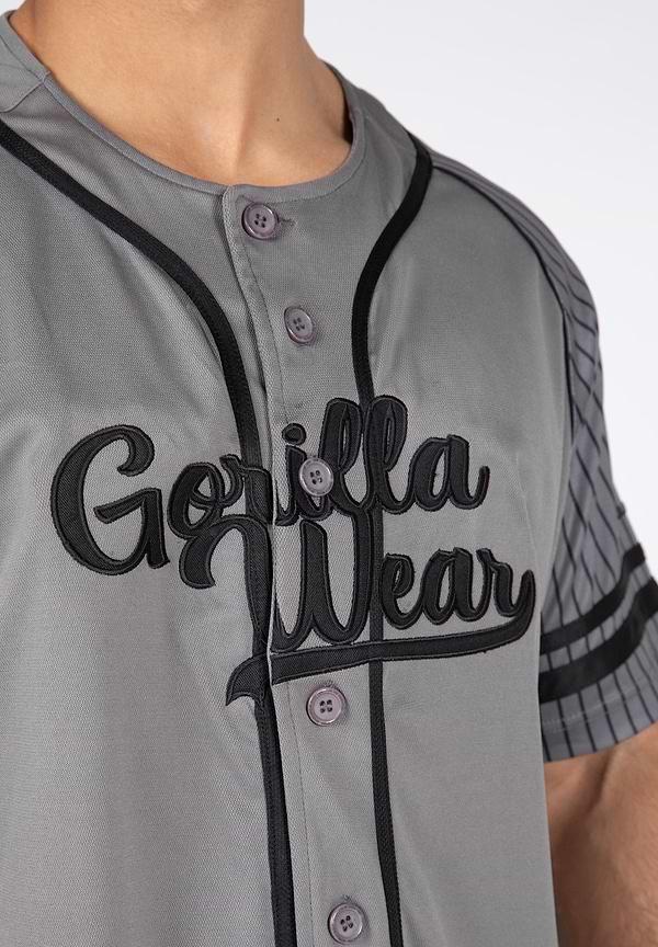 Gorilla Wear 82 Baseball Jersey - Gray