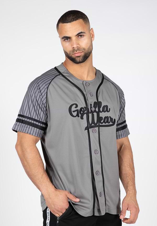 gorilla wear 82 Baseball Jersey - Gray