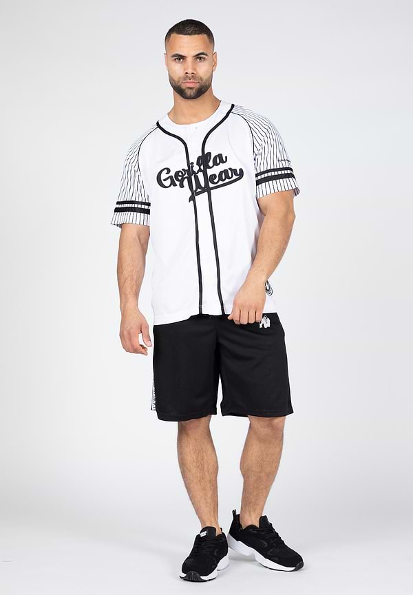 Gorilla Wear 82 Baseball Jersey - White