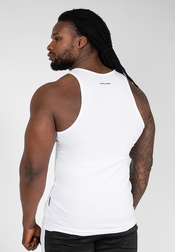 Gorilla Wear Adams Stretch Tank Top - White