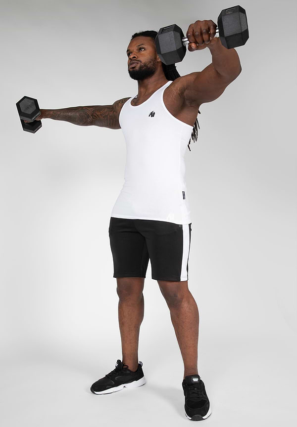 Gorilla Wear Adams Stretch Tank Top - White
