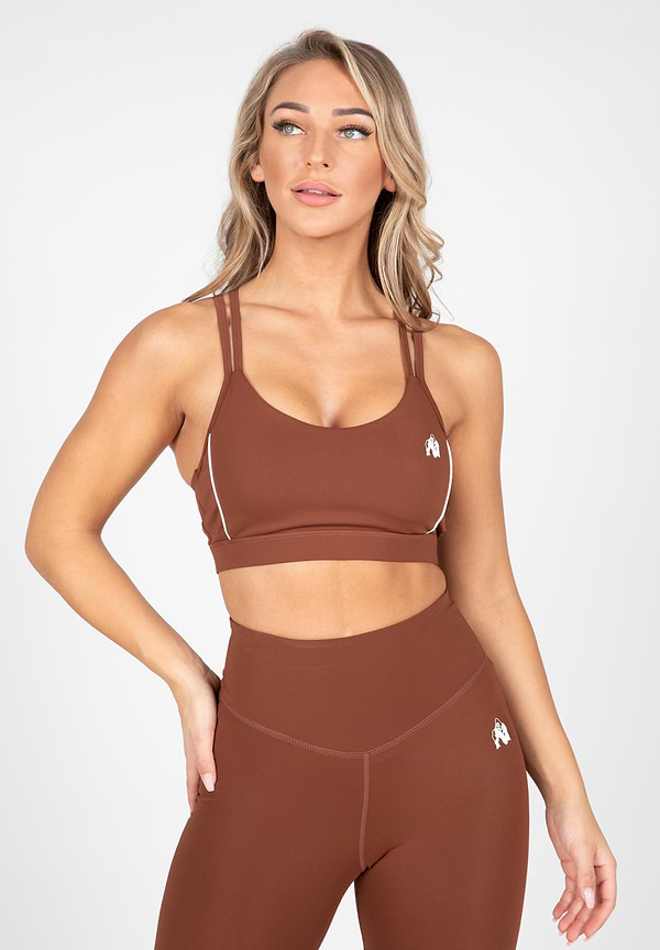 Gorilla Wear Arizona Sports Bra - Brown