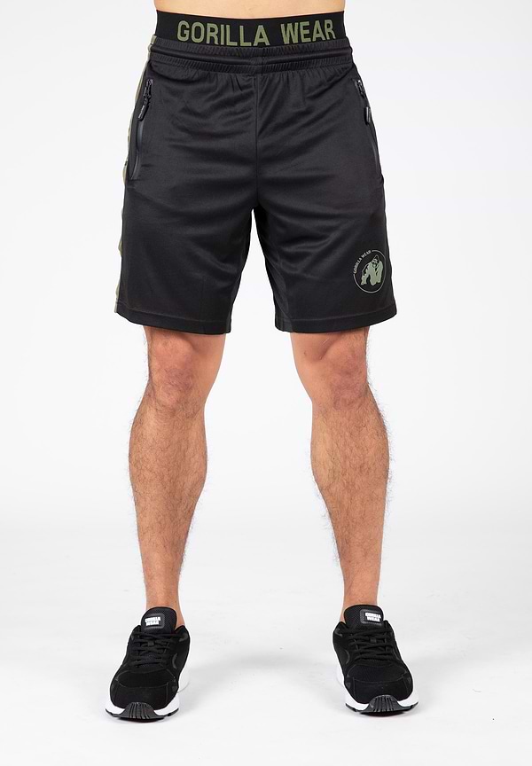 Gorilla Wear Atlanta Shorts - Black/Green