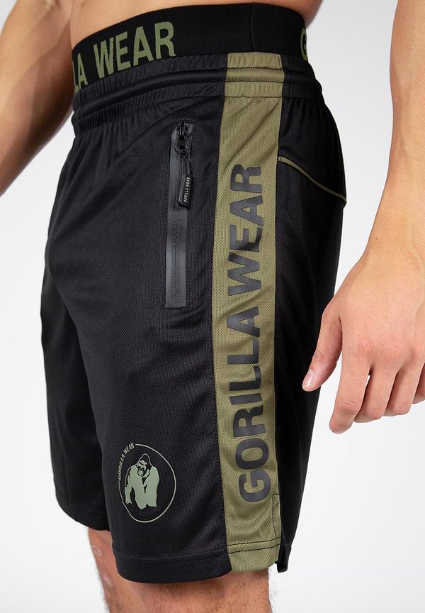 Gorilla Wear Atlanta Shorts - Black/Green