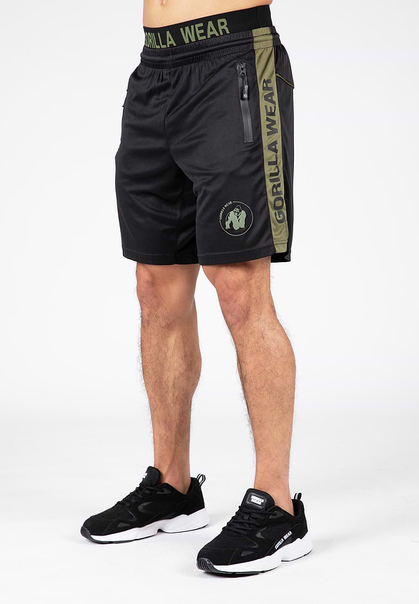 gorilla wear Atlanta Shorts - Black/Green