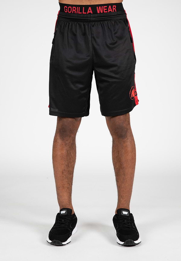Gorilla Wear Atlanta Shorts Black/Red
