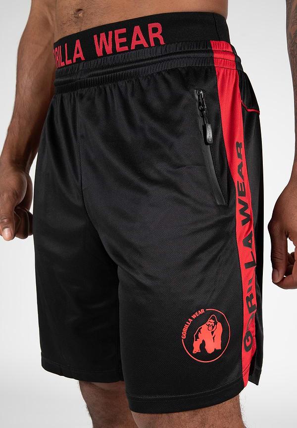 Gorilla Wear Atlanta Shorts Black/Red