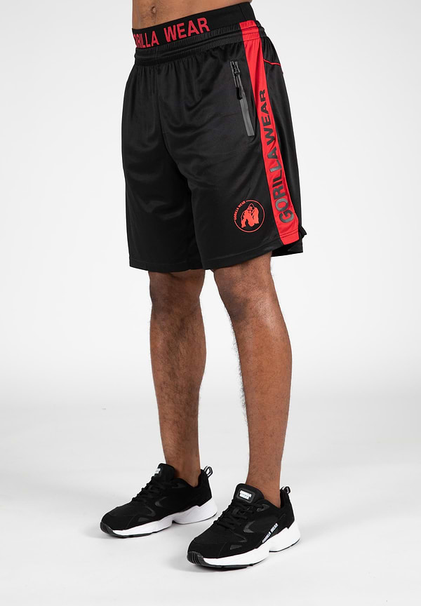 gorilla wear Atlanta Shorts Black/Red