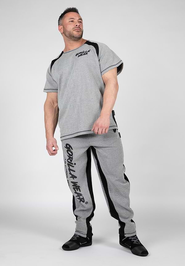 Gorilla Wear Augustine Old School Workout Top - Gray