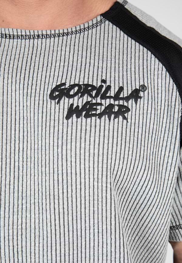 Gorilla Wear Augustine Old School Workout Top - Gray