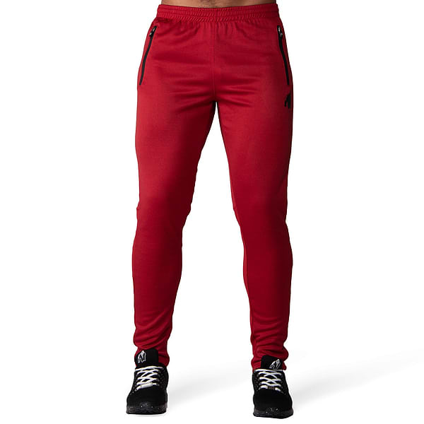 Gorilla Wear Ballinger Track Pants - Red/Black