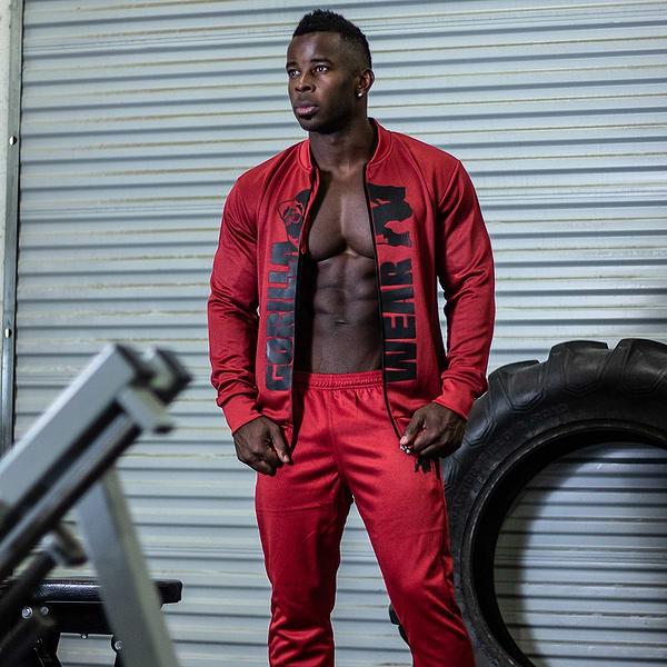 Gorilla Wear Ballinger Track Pants - Red/Black