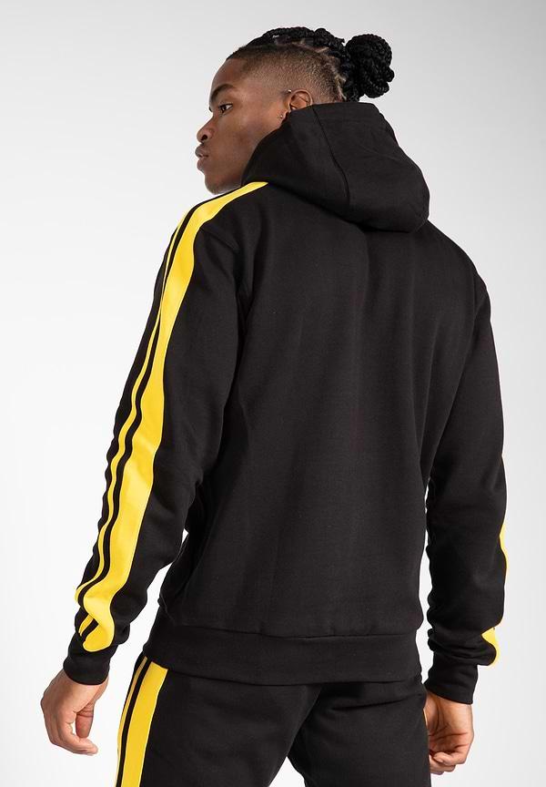 Gorilla Wear Banks Oversized Hoodie - Black/Yellow