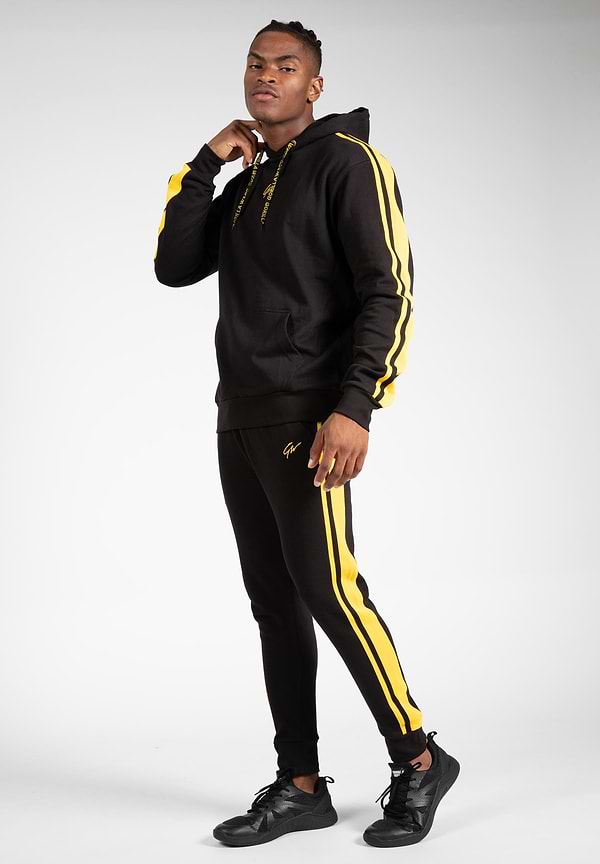 Gorilla Wear Banks Sweatpants - Black/Yellow