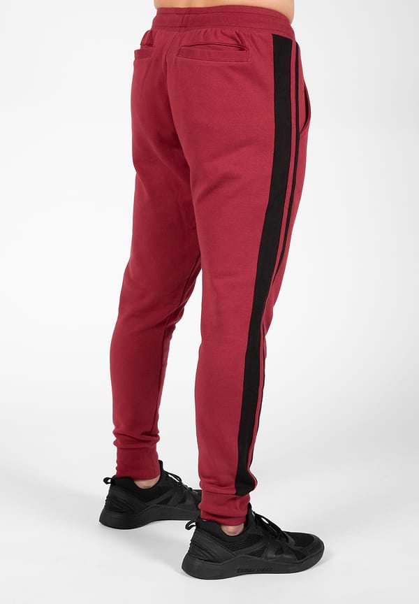 Gorilla Wear Banks Sweatpants - Burgundy Red/Black