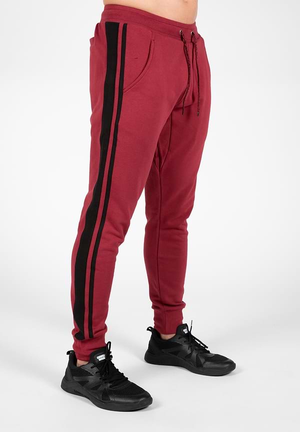 Gorilla Wear Banks Sweatpants - Burgundy Red/Black
