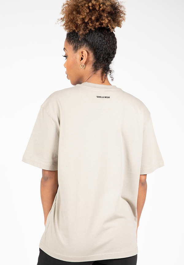 Gorilla Wear Bixby Oversized T-shirt - Beige