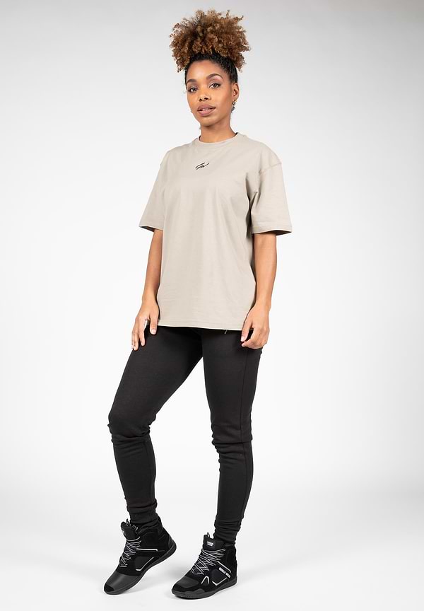 Gorilla Wear Bixby Oversized T-shirt - Beige