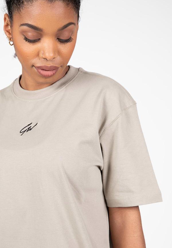 Gorilla Wear Bixby Oversized T-shirt - Beige